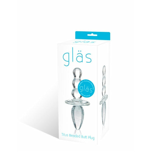 Titus Beaded Butt Plug GLAS-20