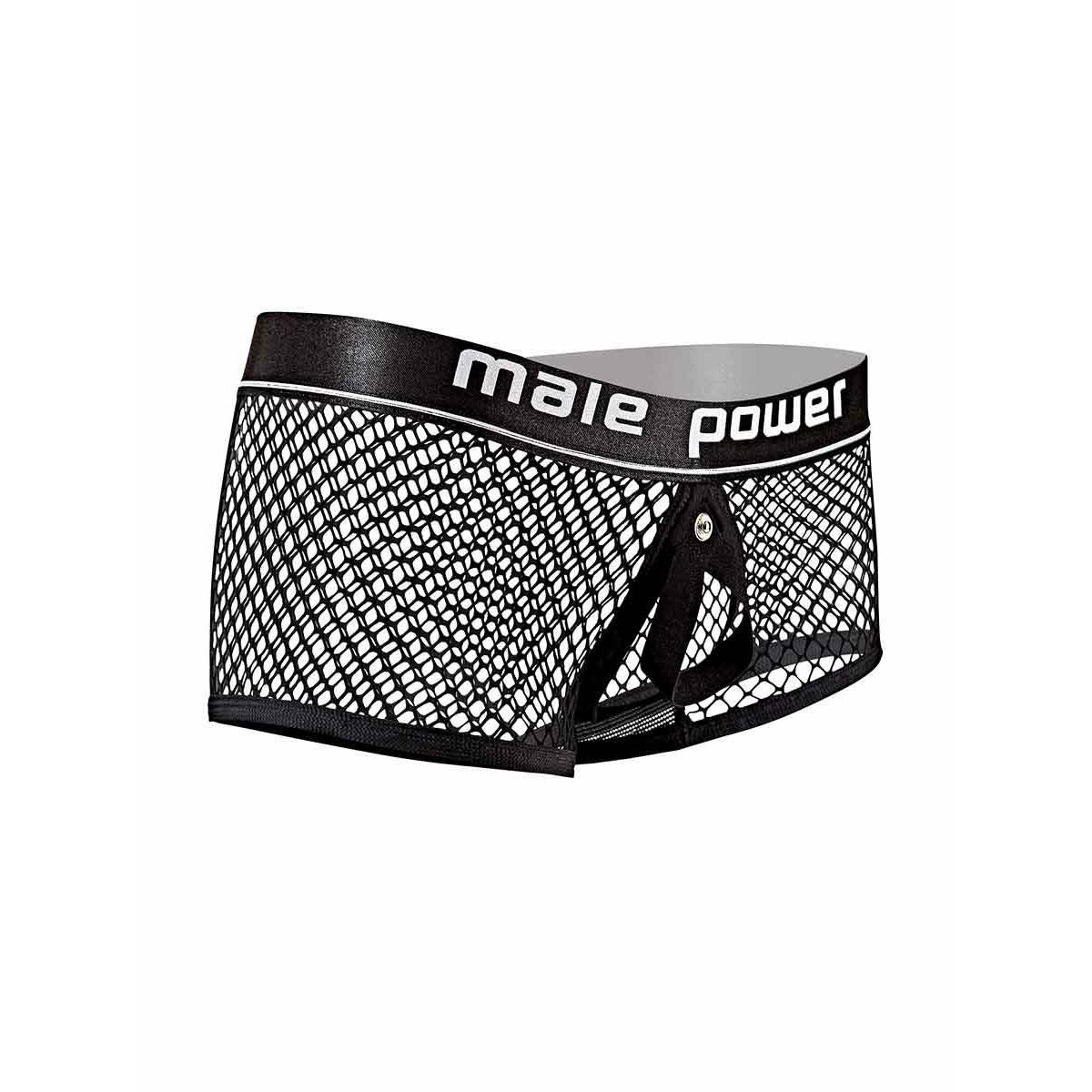 Cock Pit Net Mini Cock Ring Short - Large - Black