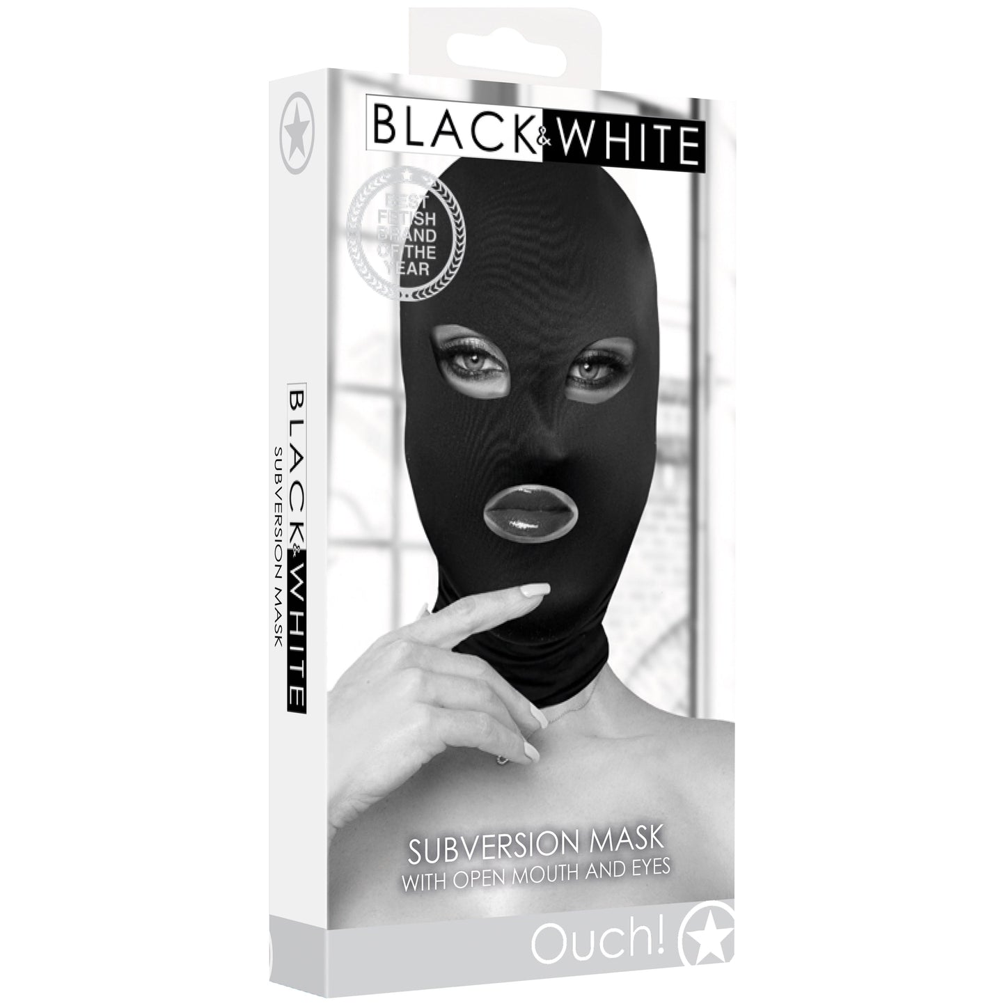 Subversion Mask With Open Mouth and Eye - Black