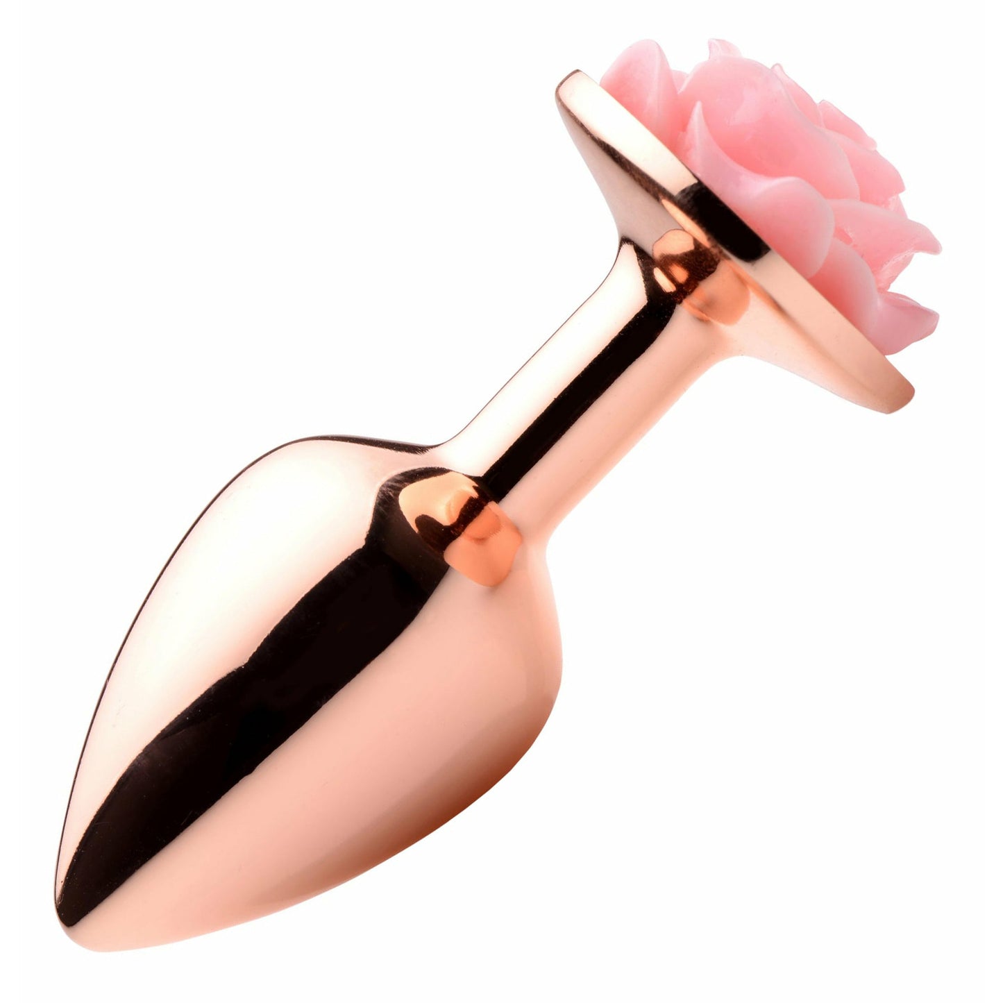 Pink Rose Gold Anal Plug - Small