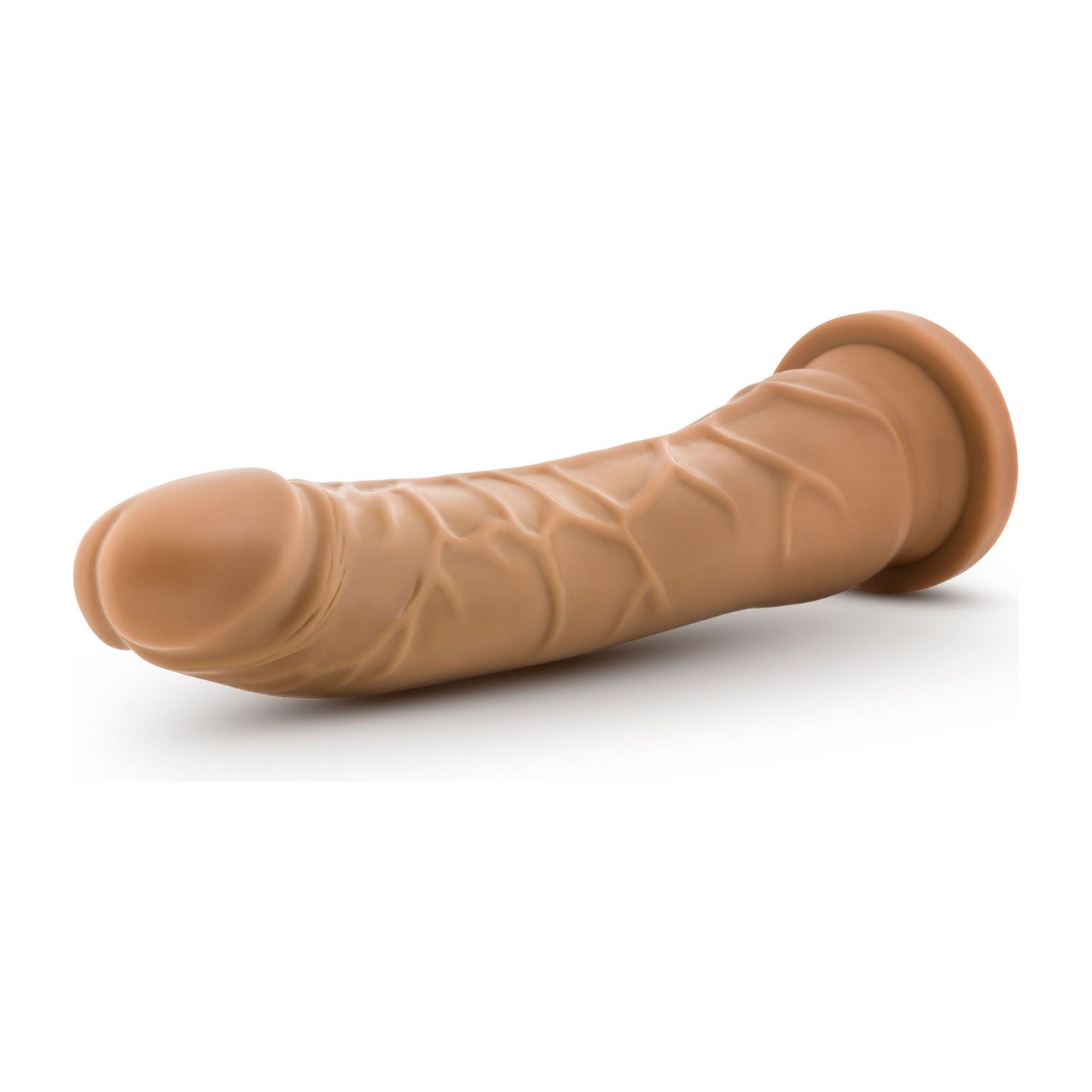 Dr. Skin Silicone - Dr. Noah - 8 Inch Dong With  Suction Cup - Mocha