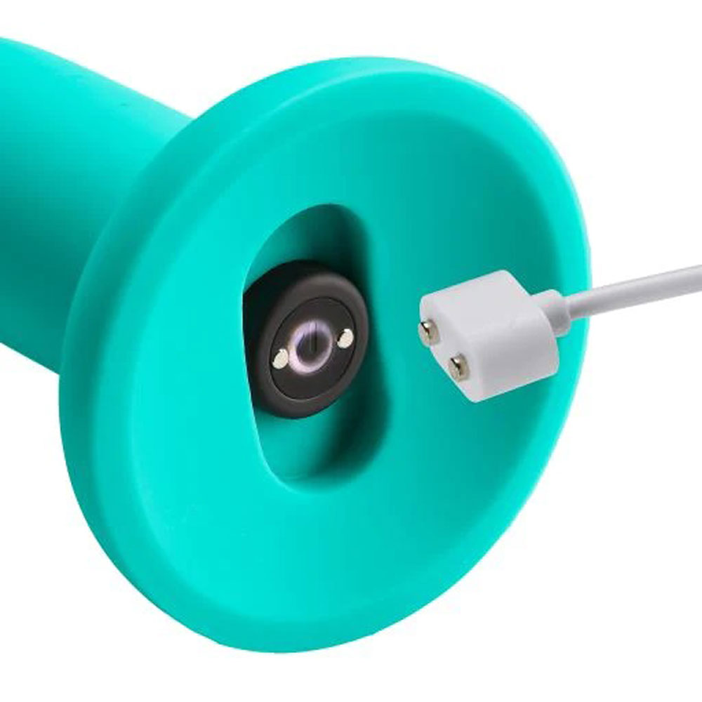 Ergo Super Flexi IV Dong Soft and Flexible Liquid Silicone With Vibrator - Teal