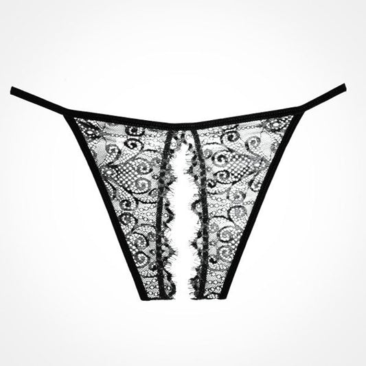 Adore Enchanted Belle Panty - One Size - Black ALR-A1005