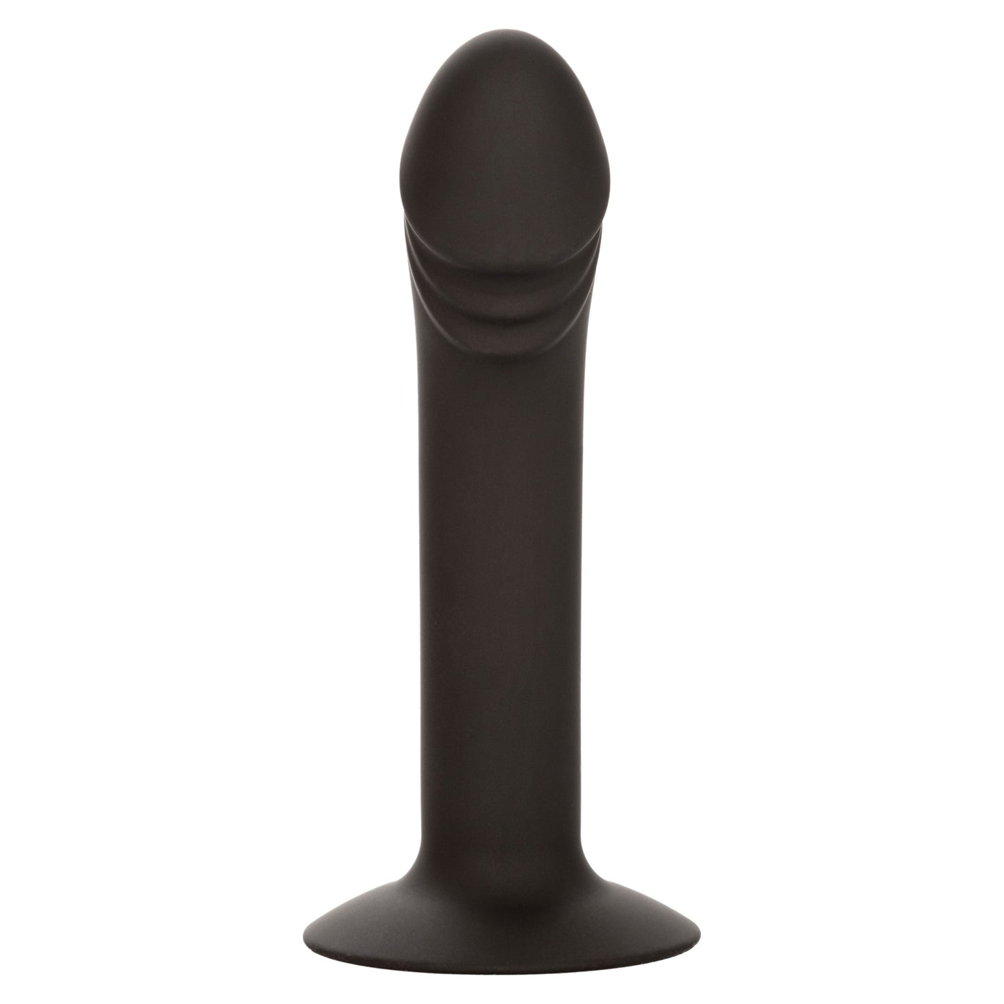 Silicone Curved Anal Stud - Black