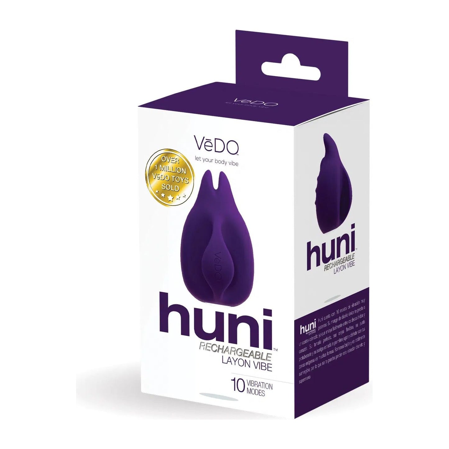 Huni Rechargeable Finger Vibe - Deep Purple