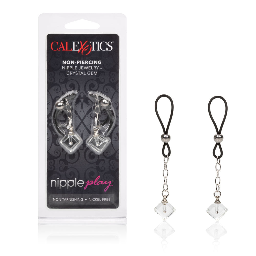 Nipple Play Non-Piercing Nipple Jewelry Crystal Gem SE2615202