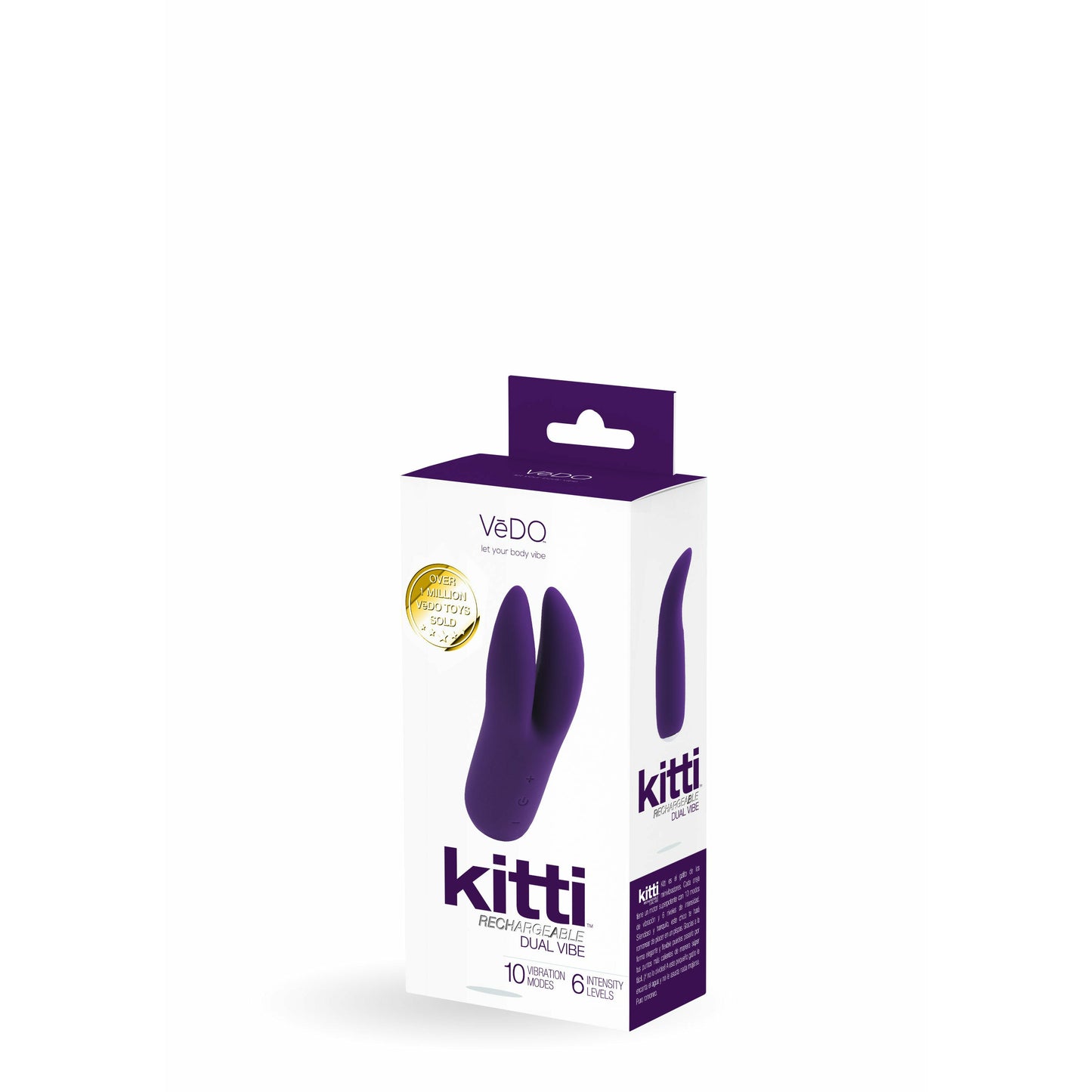 Kitti Rechargeable Dual Vibe - Deep Purple
