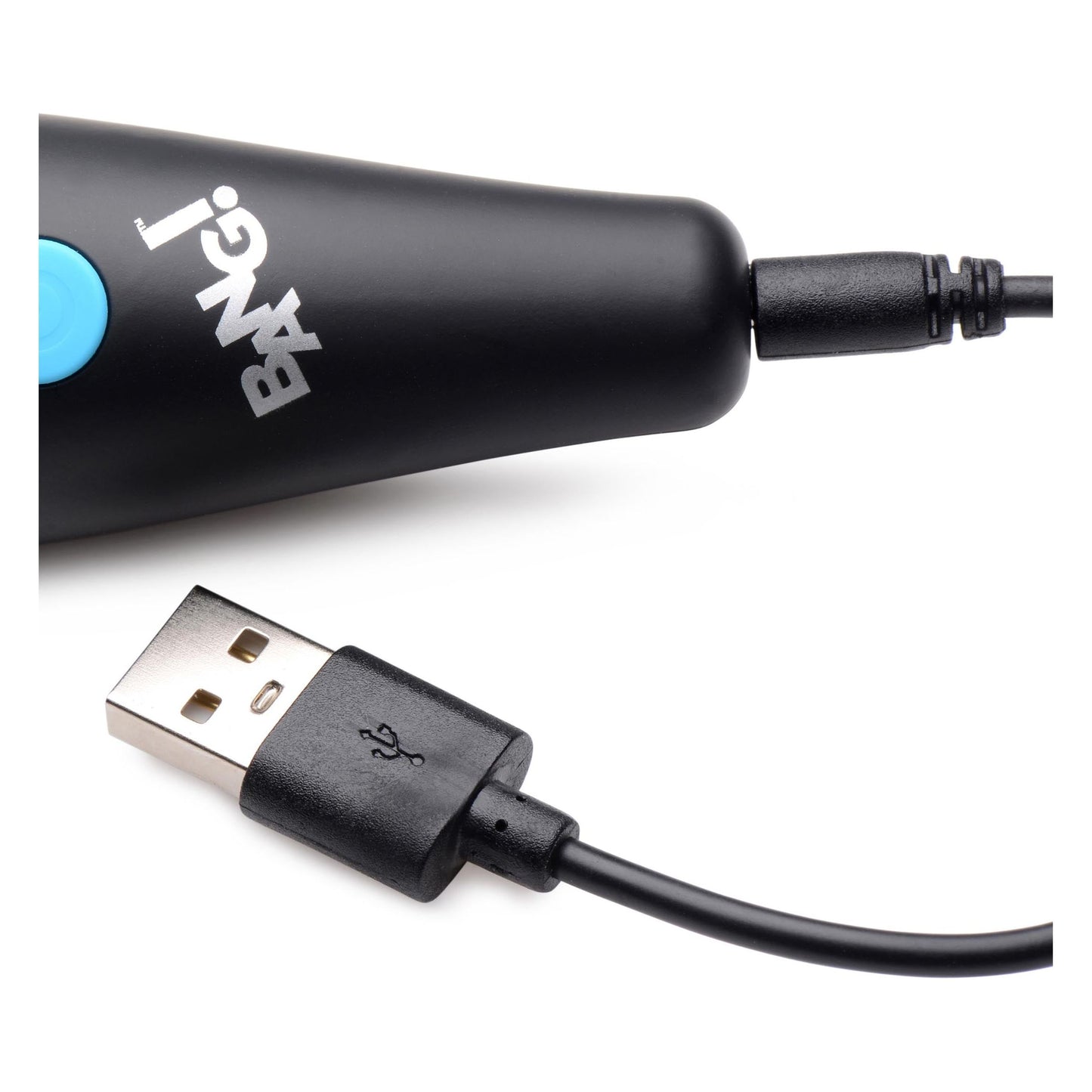 10x Vibrating Mini Silicone Wand - Blue