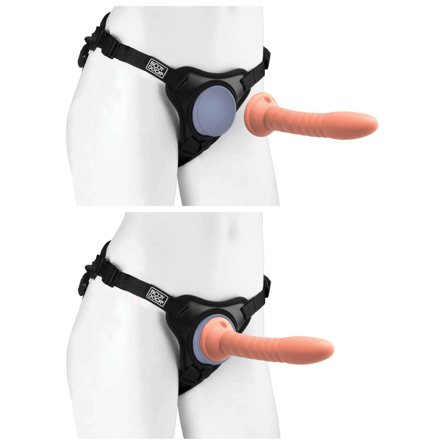 Dillio Platinum Body Dock Se Universal Strap-on Harness - Black