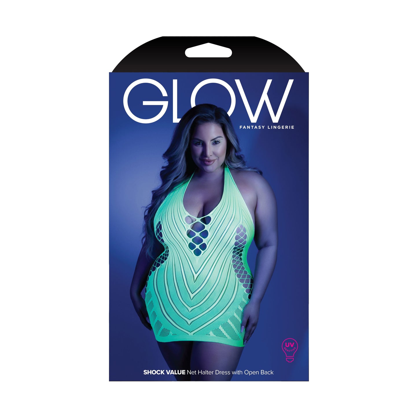 Shock Value Halter Dress - Queen - Neon Green