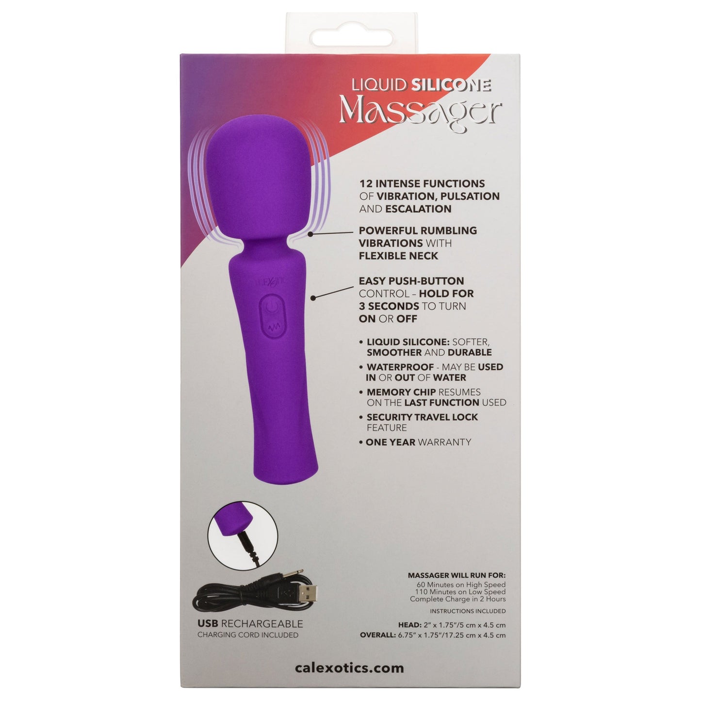 Stella Liquid Silicone Massager - Purple