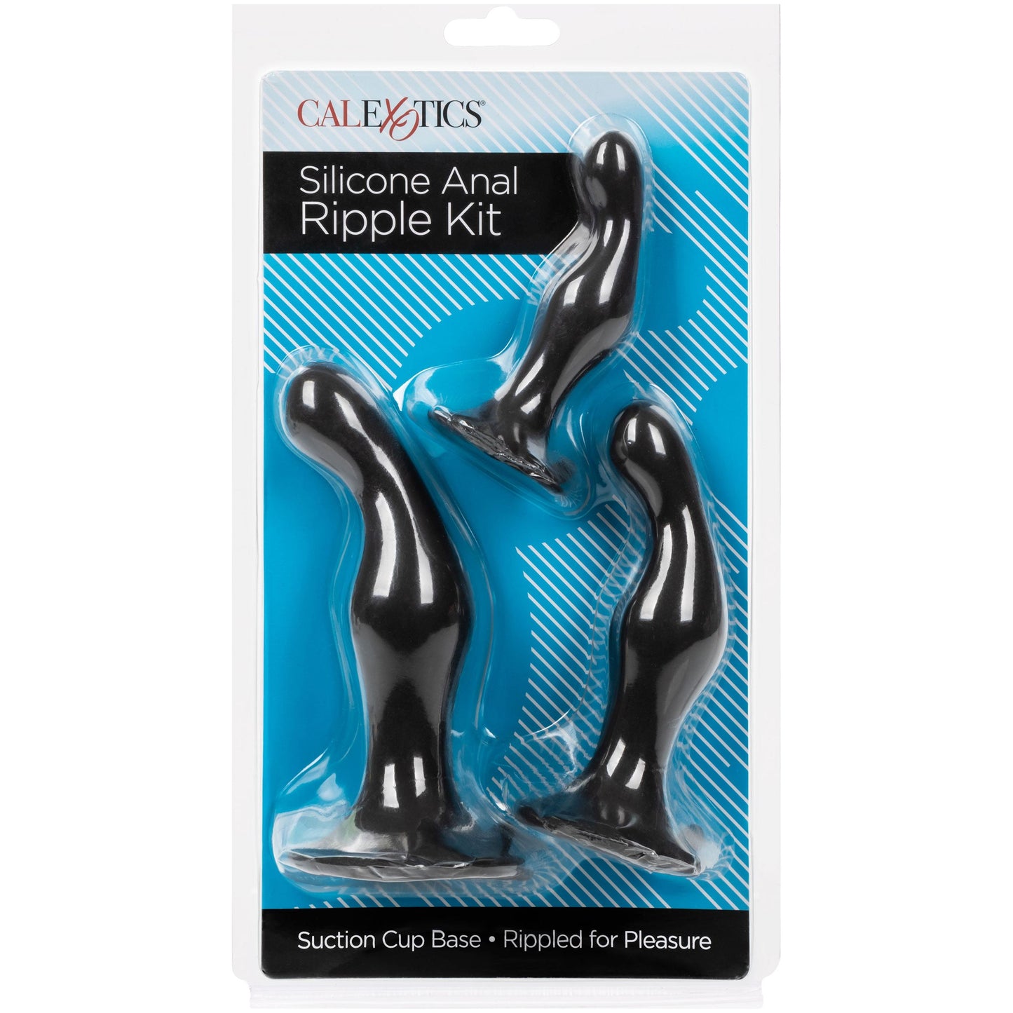 Silicone Anal Ripple Kit - Black