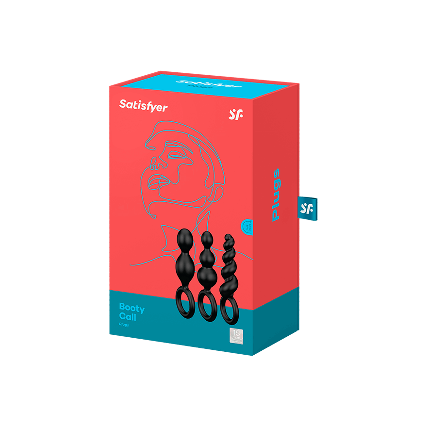 Satisfyer Booty Call Set of 3 - Black