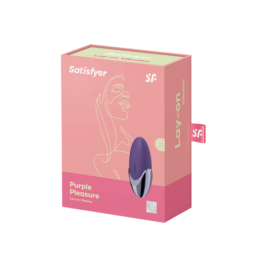 Satisfyer Layons Purple Pleasure 15-Function Rechargebale Silicone Stimulator