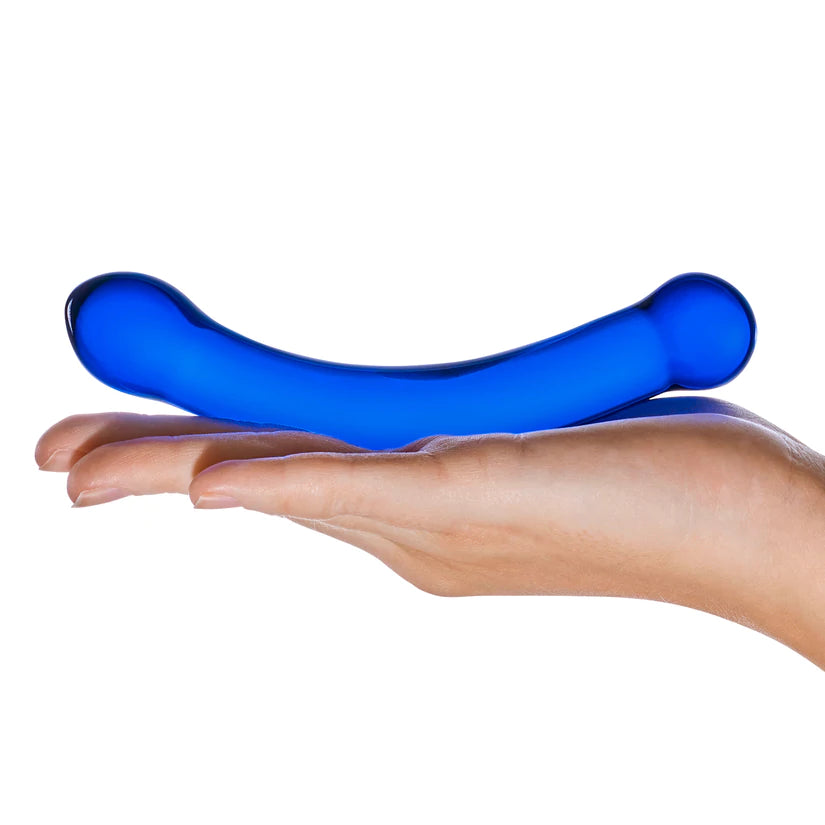 Curved G-Spot 6" Glass Dildo
