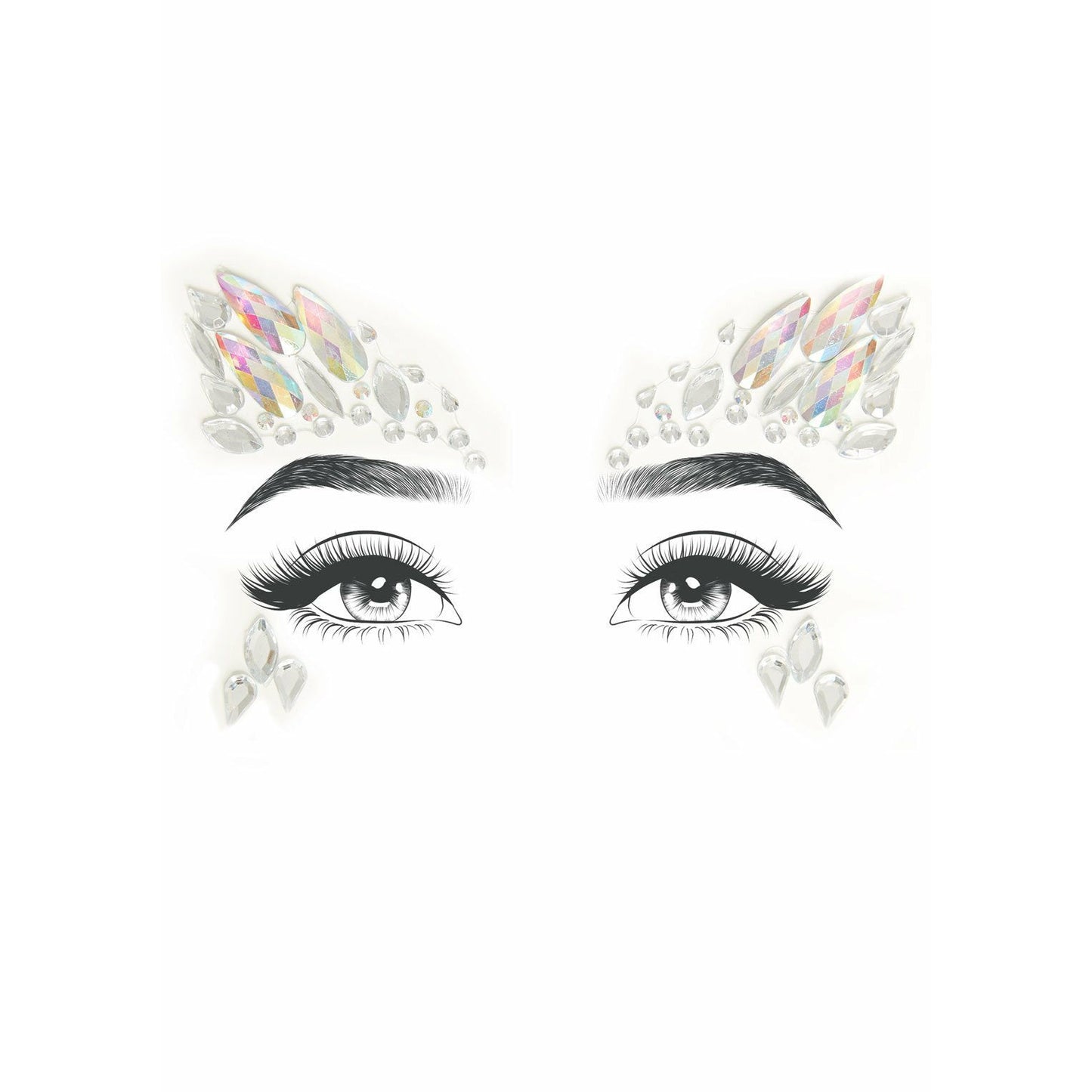 Arista Adhesive Face Jewels LA-EYE004