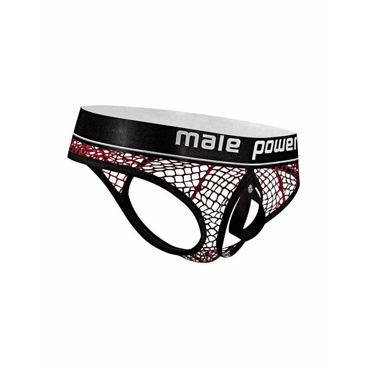 Cock Pit Nte Cock Ring Thong - L/ XL - Burgundy MP-410260BNLX