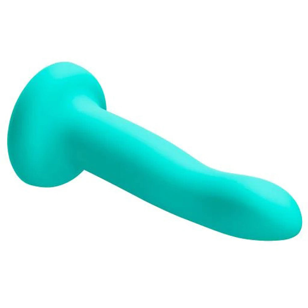 Ergo Super Flexi IV Dong Soft and Flexible Liquid Silicone With Vibrator - Teal