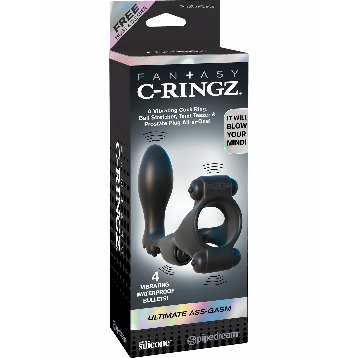 Fantasy C-Ringz Ultimate Ass Gasm - Black PD5932-23