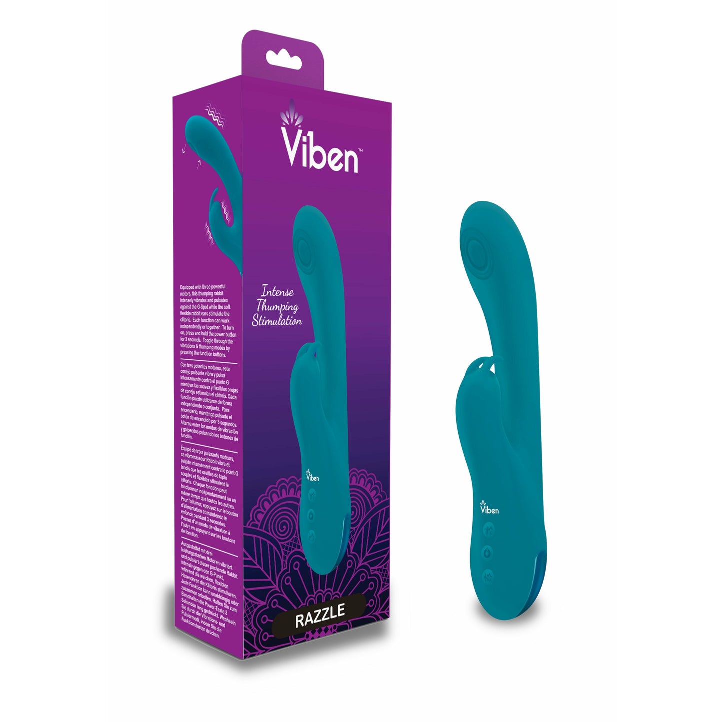 Razzle - Ocean - Rechargeable Thumping G-Spot Rabbit