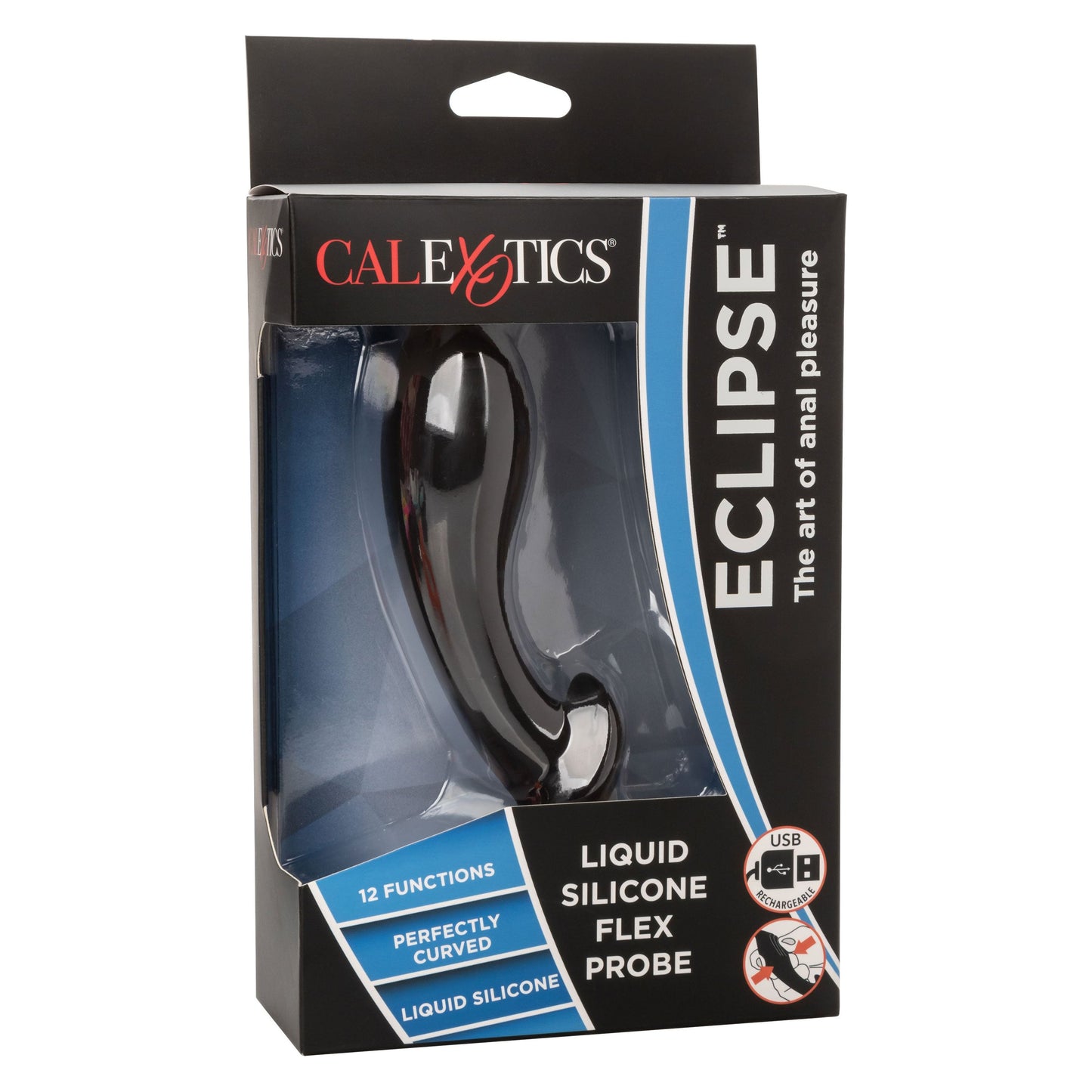 Eclipse Liquid Silicone Flex Probe - Black