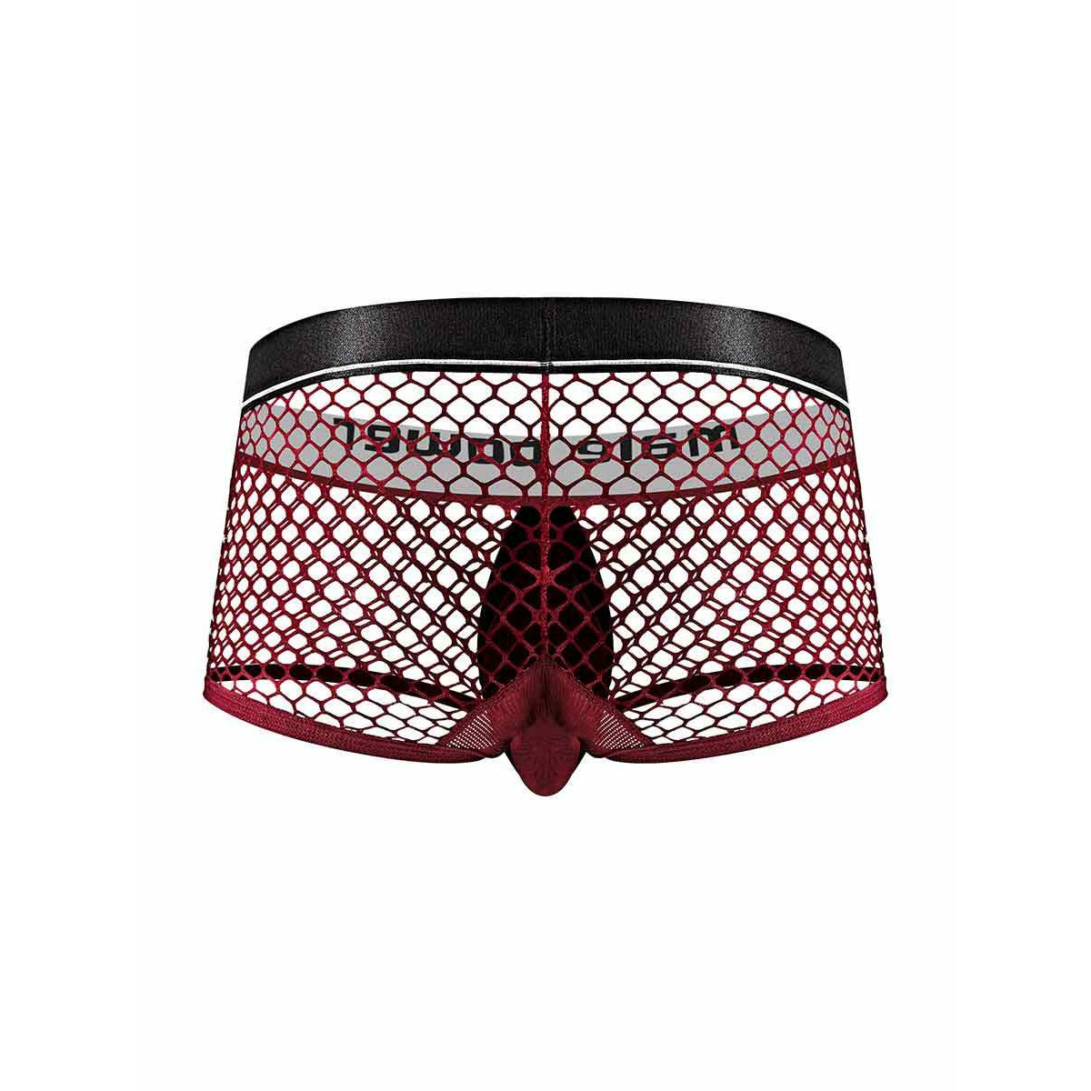 Cock Pit Net Mini Cock Ring Short - Extra Large - Burgundy