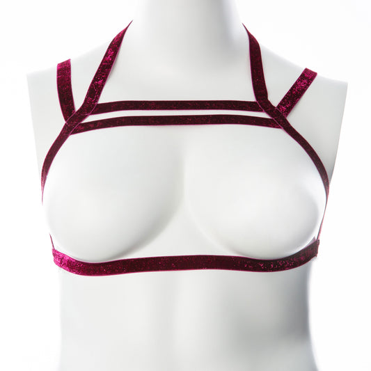 Gender Fluid Sugar Coated Harness - Large/xxlarge - Raspberry GFL-H402