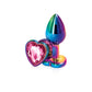 Rear Assets - Multicolor Heart - Small - Pink