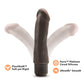 Dr. Skin Silicone  Dr. Steve - 7 Inch Vibrating  Dildo - Brown