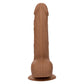 Silicone Stud 6 Inch - Brown