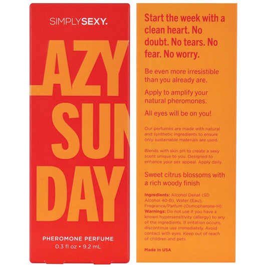 Simply Sexy Pheromone Perfume - Lazy Sunday 0.3 Oz