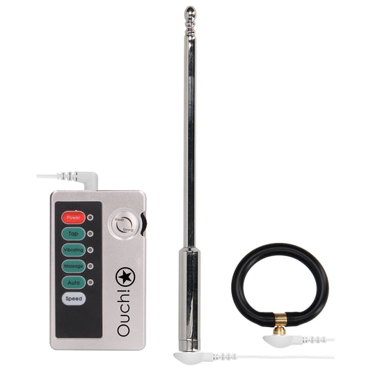 E-Stimulation Urethral Sounding Set - Silver OU-OU578SIL