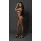 Victoria Leather Bra and Thong - One Size - Black