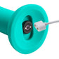 Ergo Super Flexi I Dong Soft and Flexible Liquid  Silicone With Vibrator - Teal