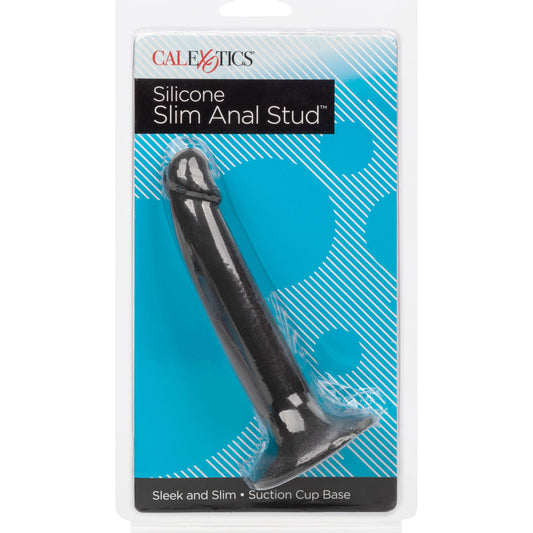 Silicone Slim Anal Stud - Black