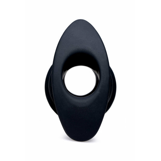 Hive Ass Tunnel Silicone Ribbed Hollow Anal Plug - Medium