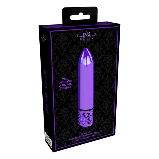 Glamour - Rechargeable Abs Bullet - Purple