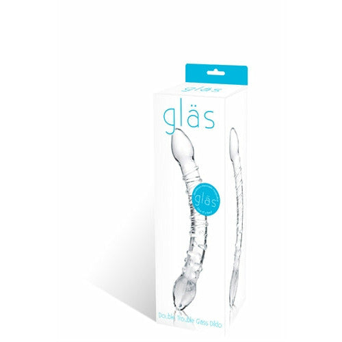 Double Trouble Glass Dildo GLAS-16