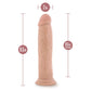 Dr. Skin Silicone - Dr. Henry - 9 Inch Dildo With  Suction Cup - Vanilla