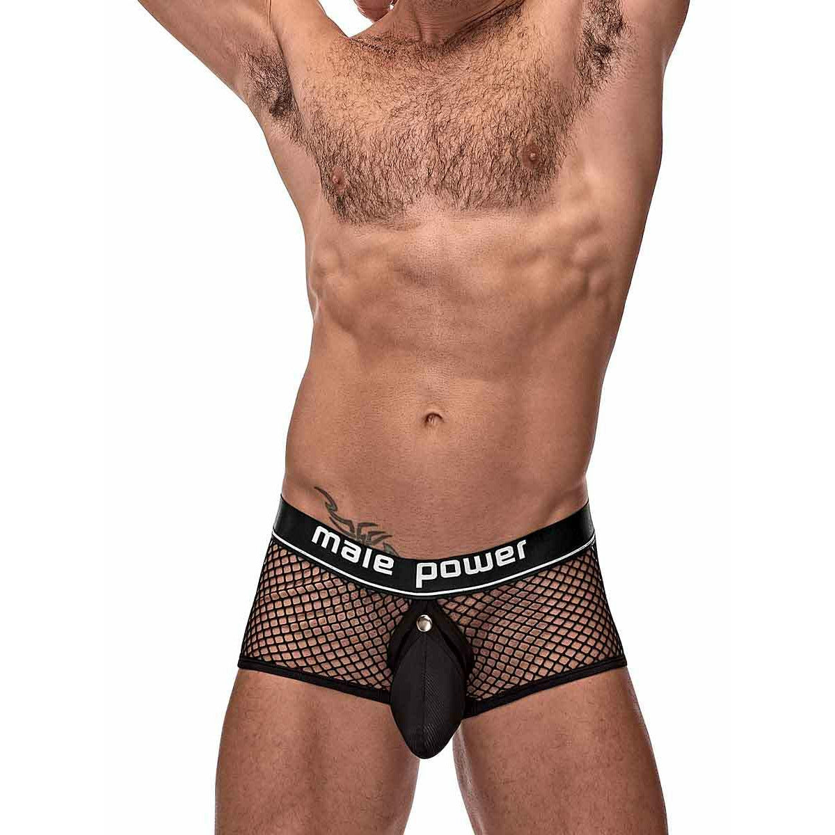 Cock Pit Net Mini Cock Ring Short - Extra Large -  Black