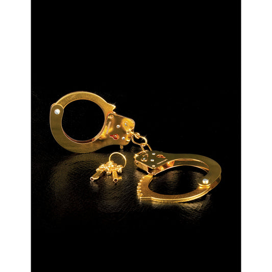 Fetish Fantasy Gold Metal Cuffs - Gold