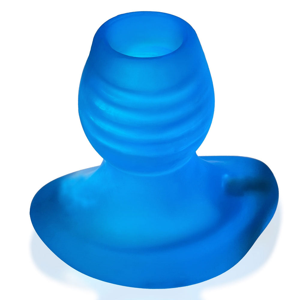 Glow Hole 2 Butt Plug - Large - Blue Morph OX-3044-2-BLUM