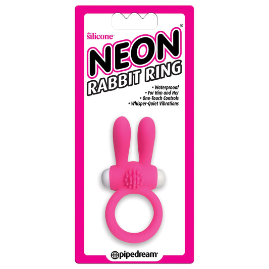 Neon Rabbit Ring - Pink