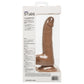 Silicone Stud 6 Inch - Brown