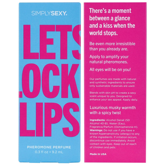 Simply Sexy Pheromone Perfume - Lets Lock Lips 0.3 Oz