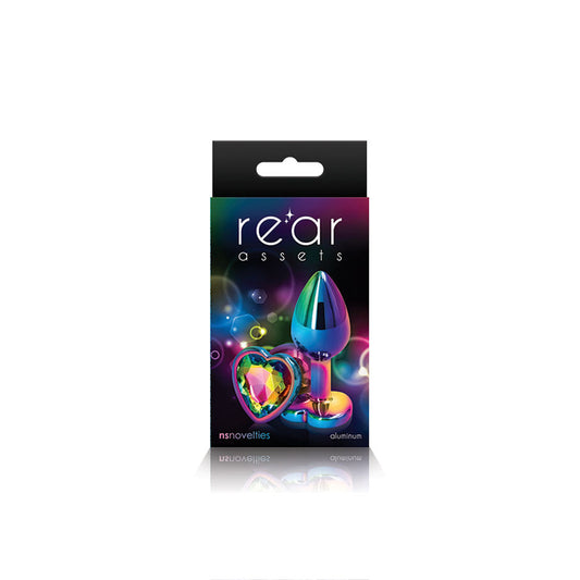 Rear Assets - Multicolor Heart - Small - Rainbow NSN0962-19