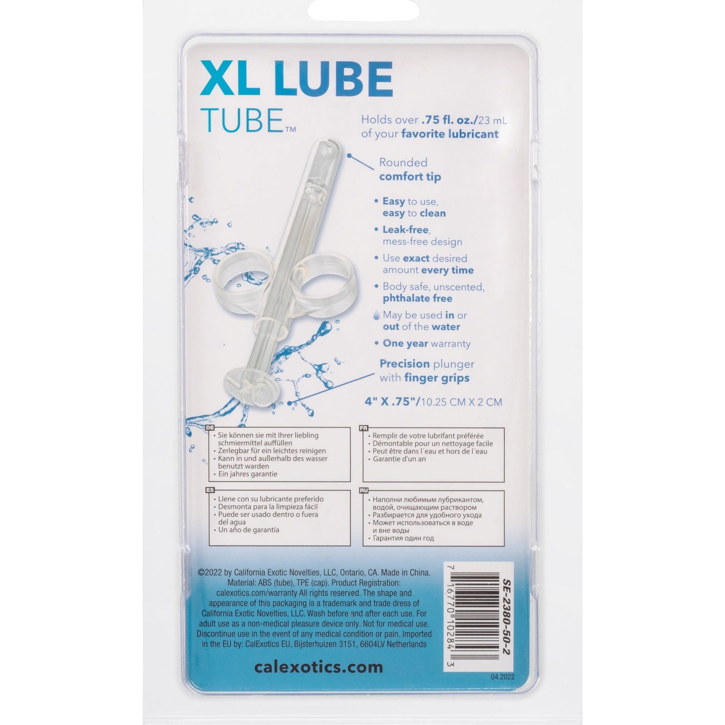 Xl Lube Tube - Clear
