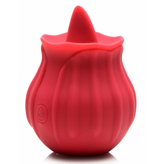 Bloomgasm - Wild Violet 10x Licking Clit  Stimulator - Red