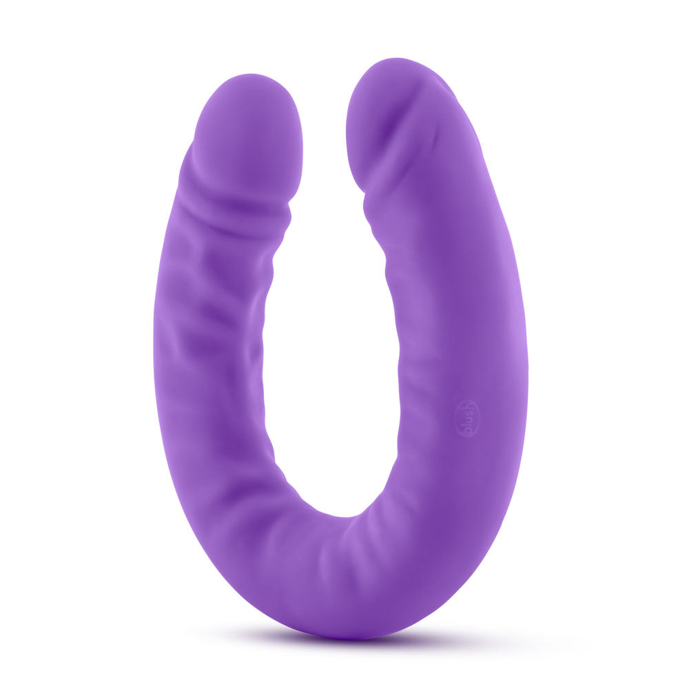 Ruse - 18 Inch Silicone Slim Double Dong - Purple