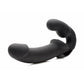 Urge Silicone Strapless Strap on With Remote - Black